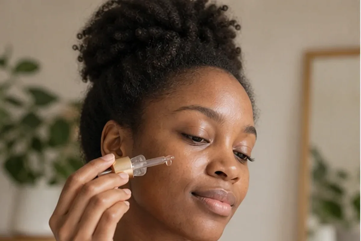 Redaktioneller Beauty-Moment zur Ausgangslage bei Gesichtsmaske für Mischhaut