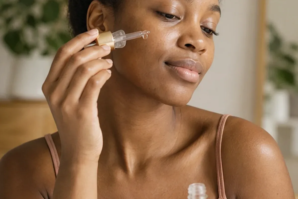 Redaktionelle Detailaufnahme zur Orientierung bei Chemisches Peeling bei Rötungen
