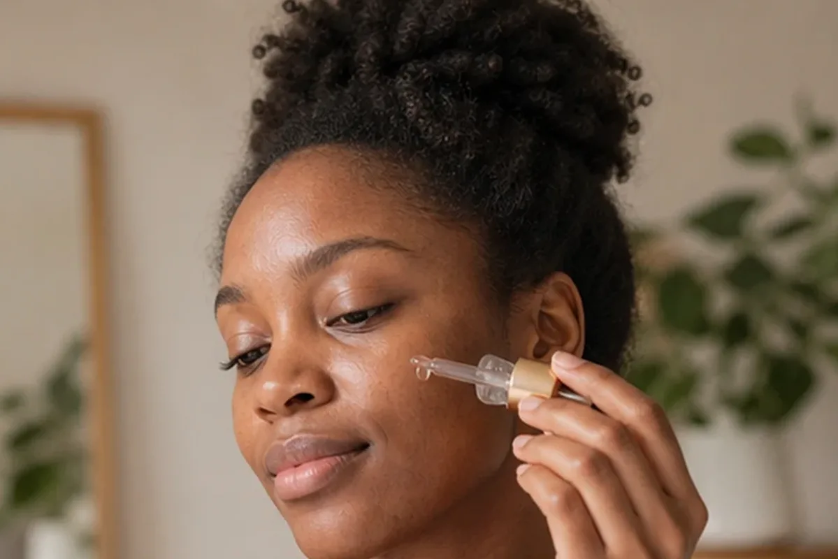 Redaktioneller Beauty-Moment zur Ausgangslage bei Gesichtsmaske für unreine Haut