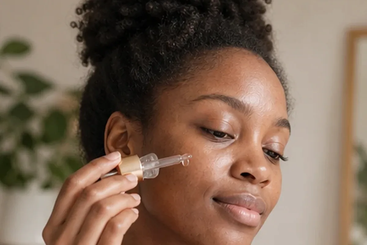 Redaktioneller Beauty-Moment zur Ausgangslage bei Vitamin-C-Serum für trockene Haut