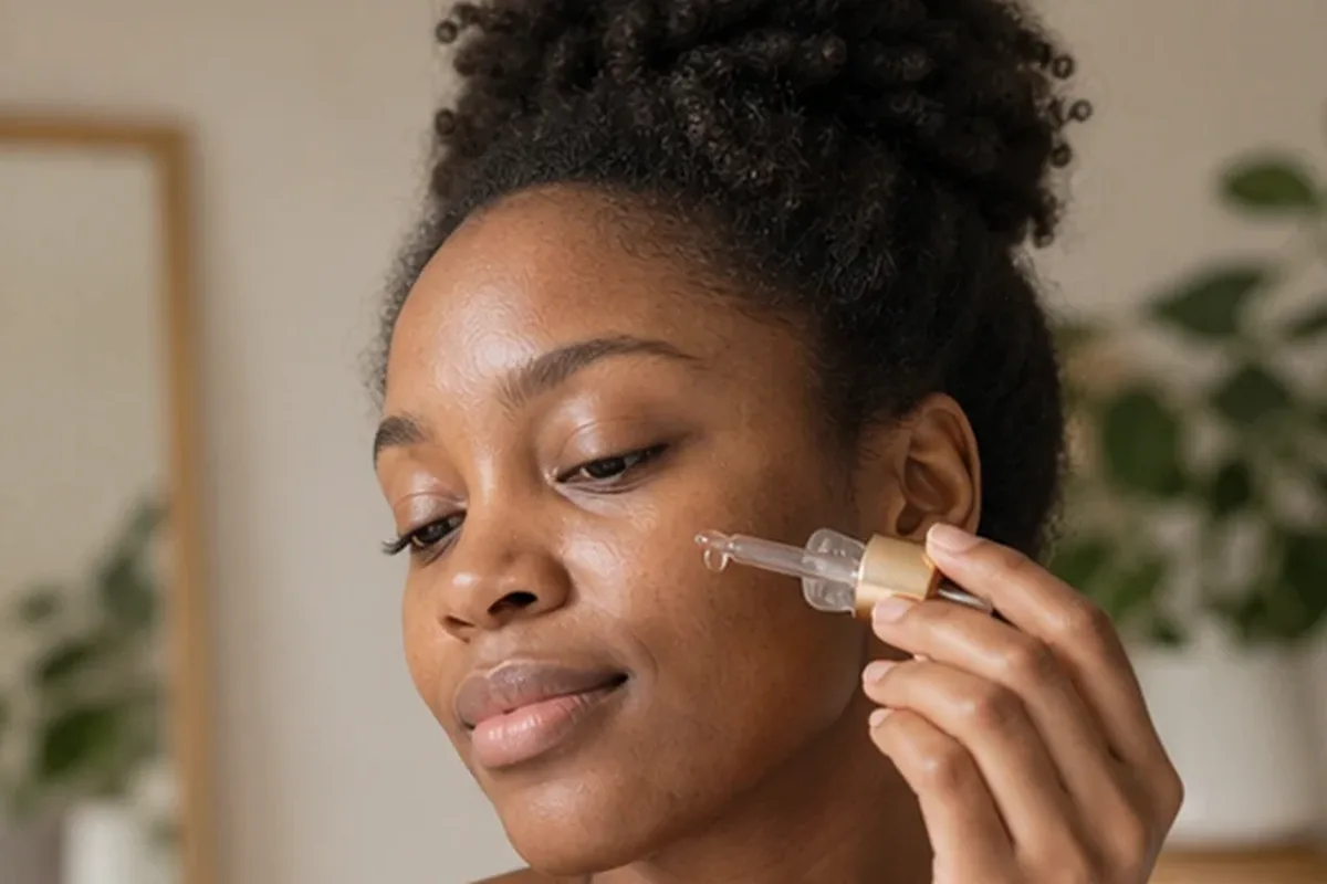 Redaktioneller Beauty-Moment zur Ausgangslage bei Gesichtsreinigung für fettige Haut