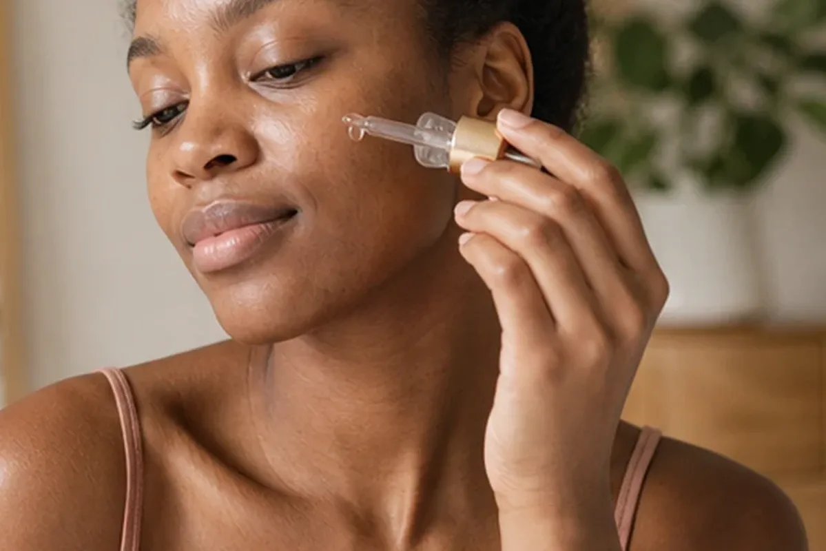 Hochwertige Beauty-Inszenierung zu Auswahlkriterien für Gesichtsreinigung für unreine Haut