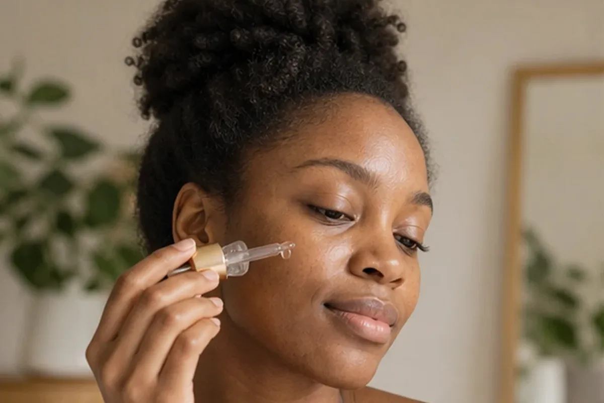 Redaktionelle Detailaufnahme zur Orientierung bei Chemisches Peeling für Mischhaut