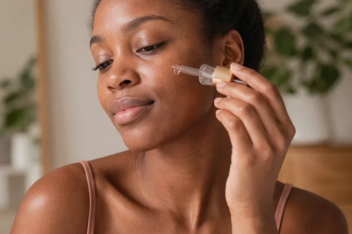 Authentische Beauty-Routine passend zum Thema Gesichtsmaske für unreine Haut