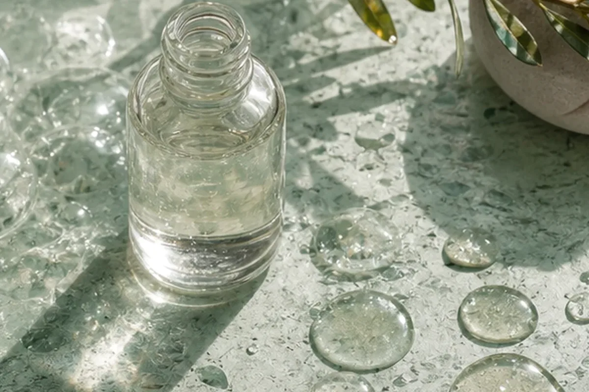 Redaktionelle Detailaufnahme zur Orientierung bei Eau de Parfum für einen minimalistischen Stil