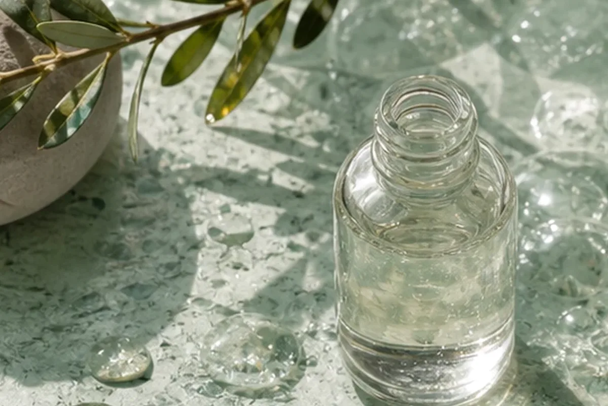 Redaktionelle Detailaufnahme zur Orientierung bei Winterparfum bei kaltem Wetter
