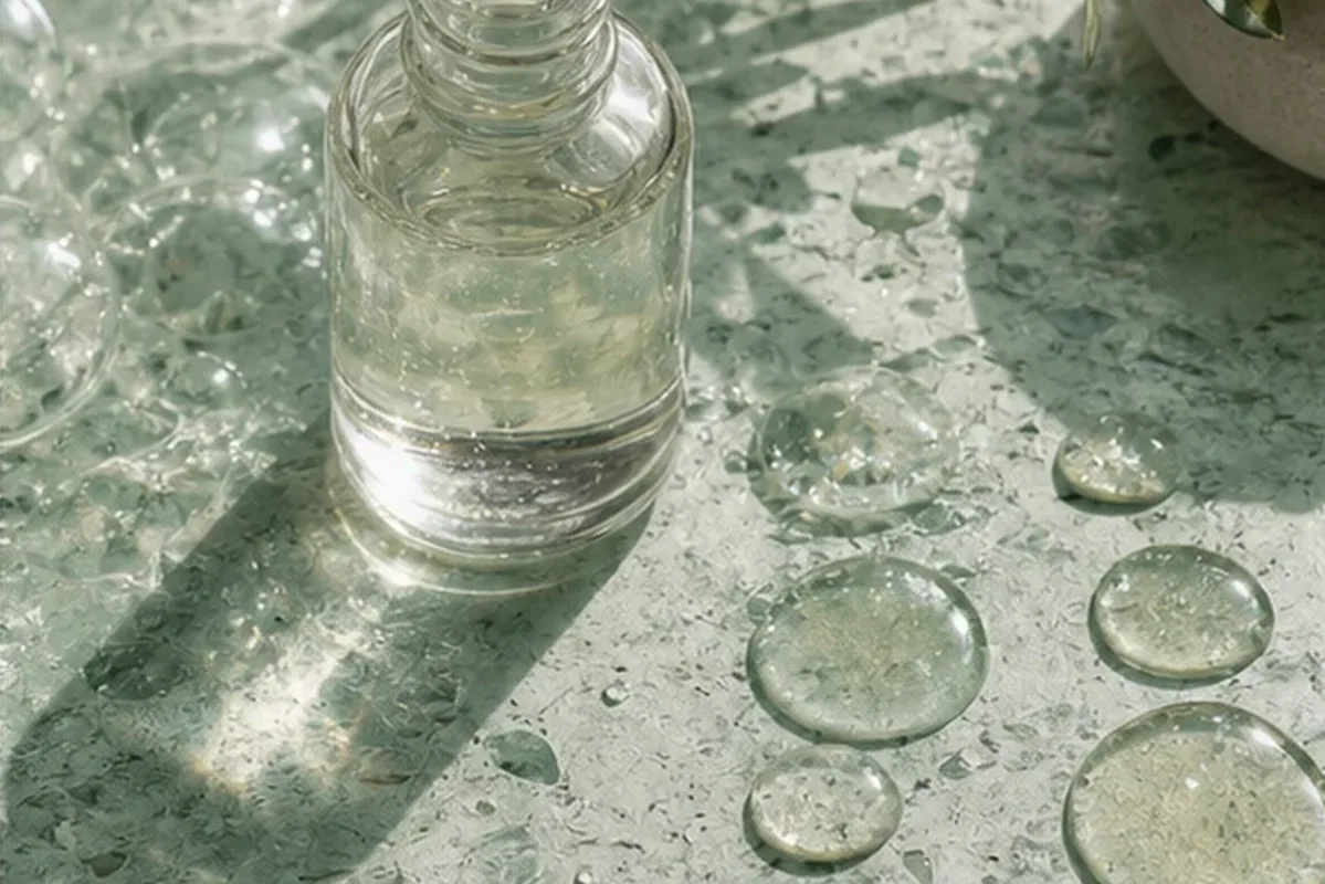 Hochwertige Beauty-Inszenierung zu Auswahlkriterien für Peptide