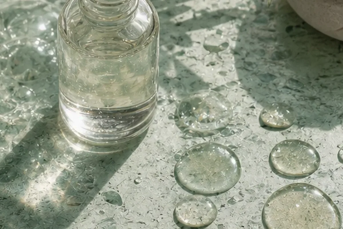 Hochwertige Beauty-Inszenierung zu Auswahlkriterien für Unisex-Parfum bei warmem Wetter