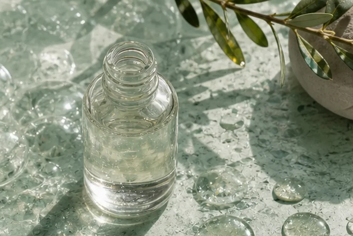 Hochwertige Beauty-Inszenierung zu Auswahlkriterien für Sonnenschutz für trockene Haut