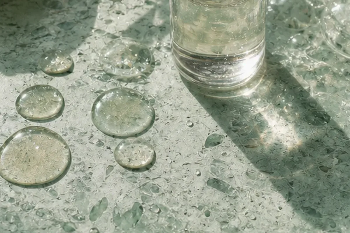 Redaktionelle Detailaufnahme zur Orientierung bei Munddusche bei kleinem Budget