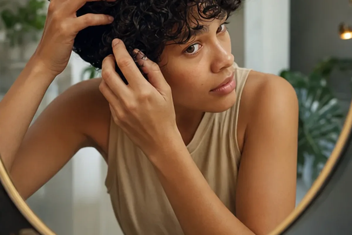 Redaktioneller Beauty-Moment zur Ausgangslage bei Tiefenreinigungsshampoo für trockenes Haar