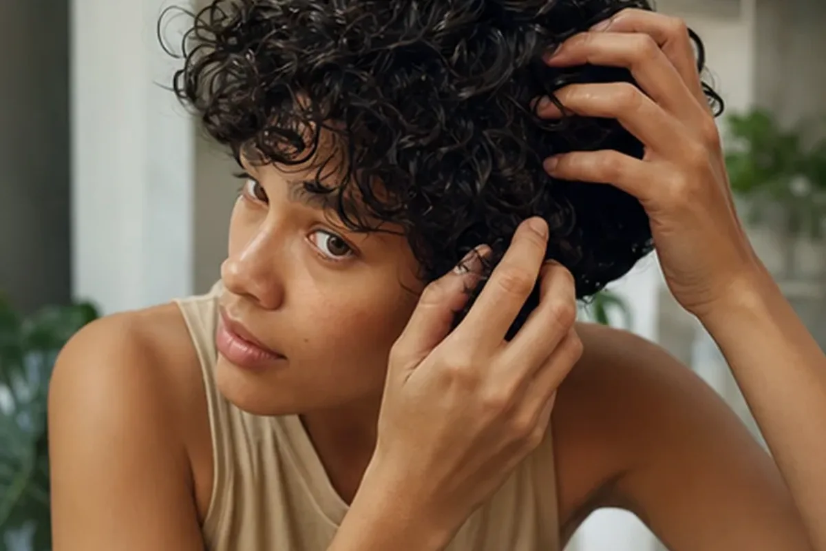 Redaktionelle Detailaufnahme zur Orientierung bei Conditioner für empfindliche Kopfhaut