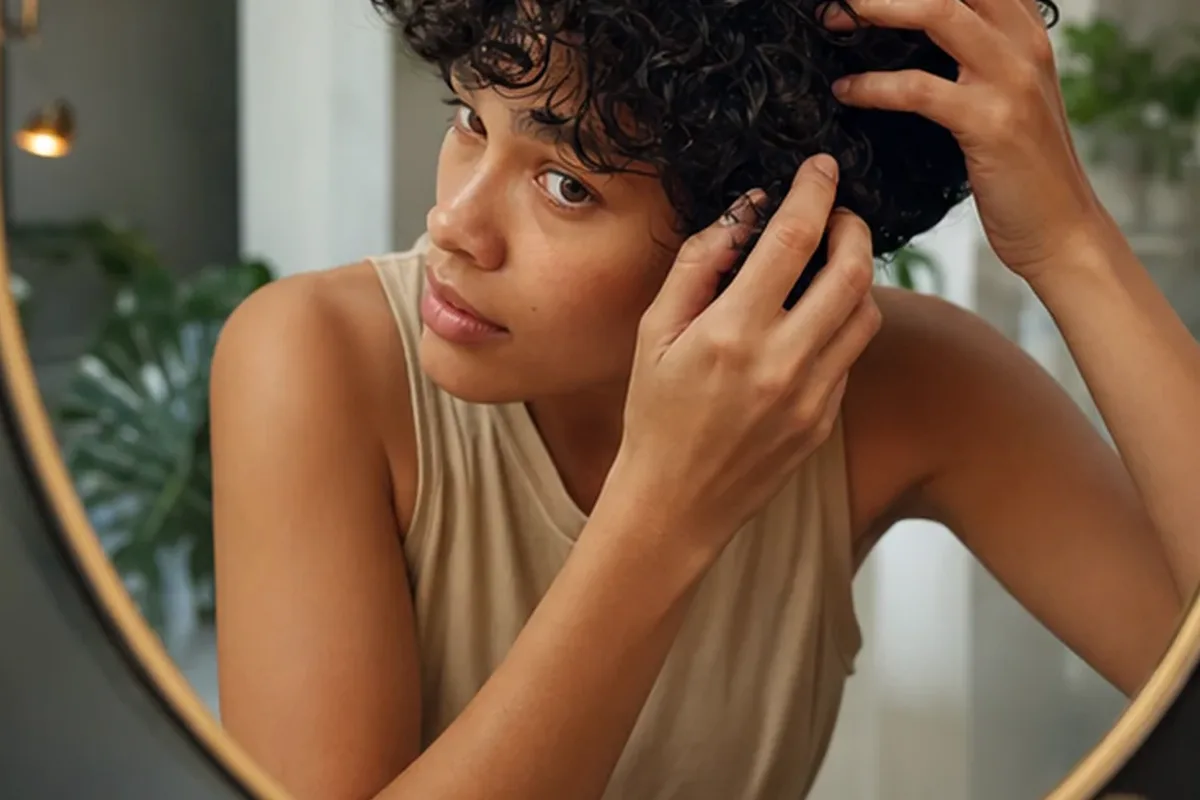 Hochwertige Beauty-Inszenierung zu Auswahlkriterien für Hitzeschutz für feines Haar