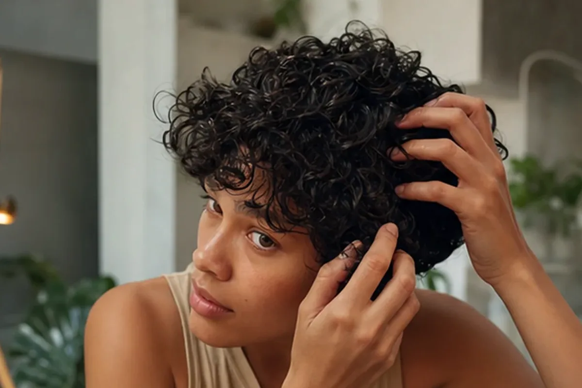 Authentische Beauty-Routine passend zum Thema Haarbürste bei Haarbruch