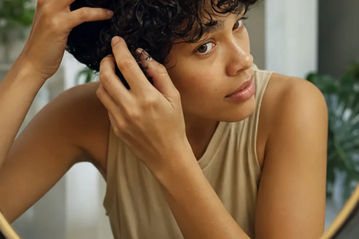 Authentische Beauty-Routine passend zum Thema Anti-Frizz-Pflege bei Frizz