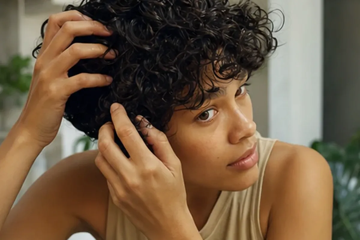 Redaktioneller Beauty-Moment zur Ausgangslage bei Mildes Shampoo bei Haarbruch