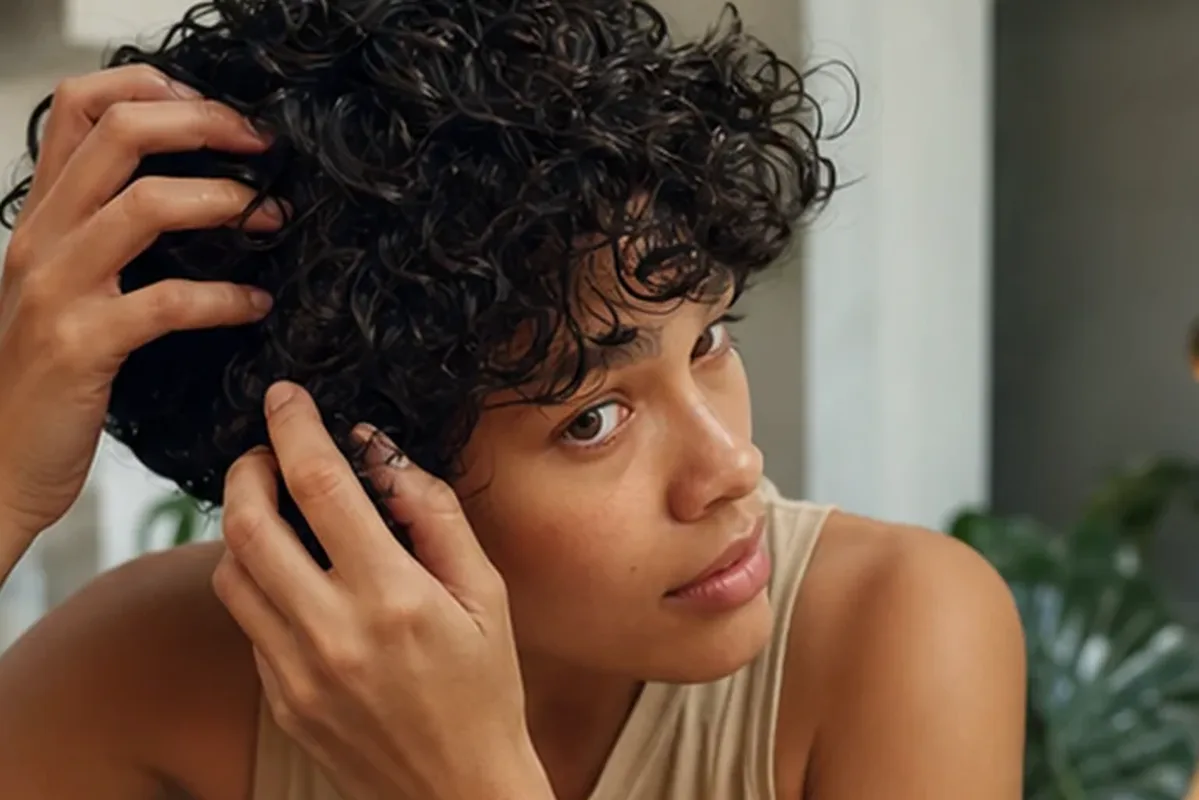 Redaktioneller Beauty-Moment zur Ausgangslage bei Silbershampoo für empfindliche Kopfhaut