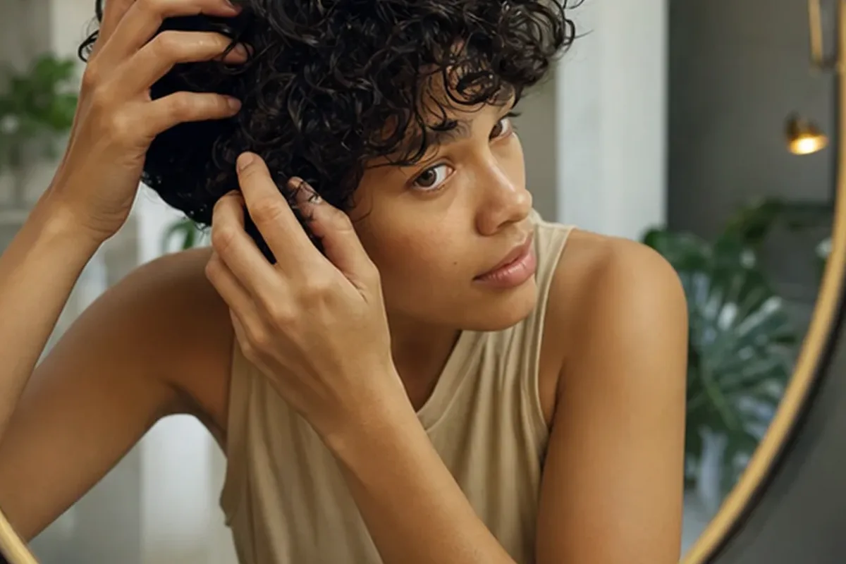 Redaktioneller Beauty-Moment zur Ausgangslage bei Mildes Shampoo für empfindliche Kopfhaut