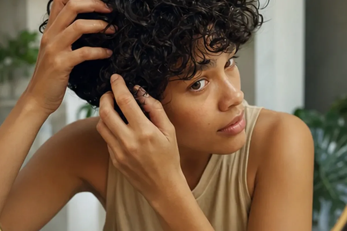 Authentische Beauty-Routine passend zum Thema Haarbürste für empfindliche Kopfhaut