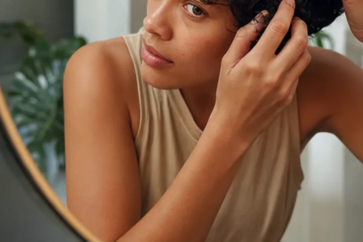 Authentische Beauty-Routine passend zum Thema Anti-Frizz-Pflege bei Frizz