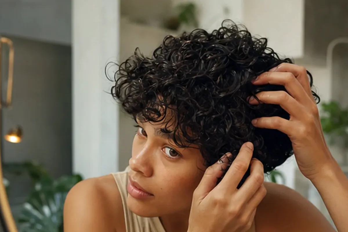 Authentische Beauty-Routine passend zum Thema Hitzeschutz für feines Haar