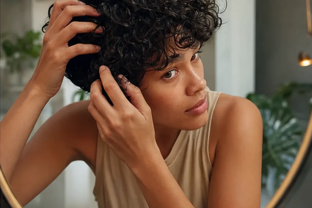 Redaktioneller Beauty-Moment zur Ausgangslage bei Mildes Shampoo für strapaziertes Haar