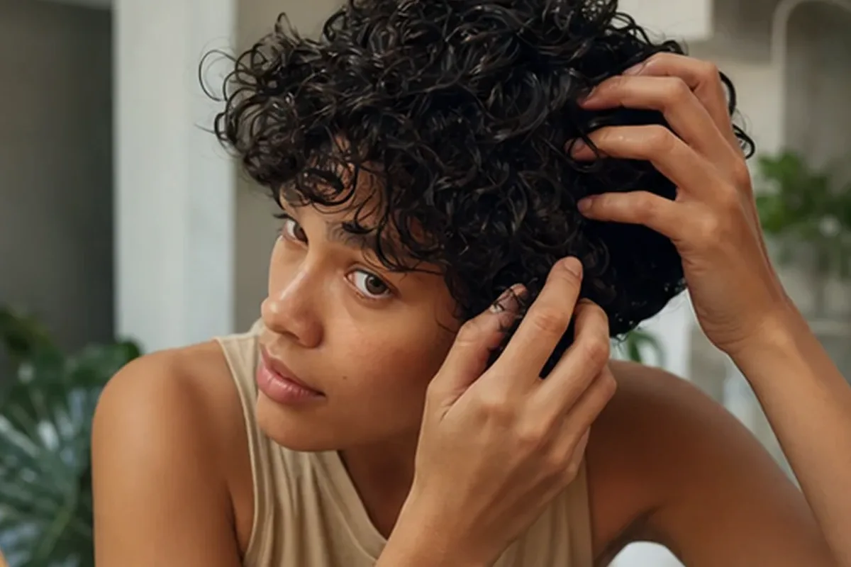 Redaktioneller Beauty-Moment zur Ausgangslage bei Trockenshampoo für feines Haar