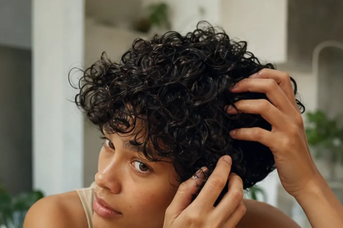 Authentische Beauty-Routine passend zum Thema Trockenshampoo für trockenes Haar