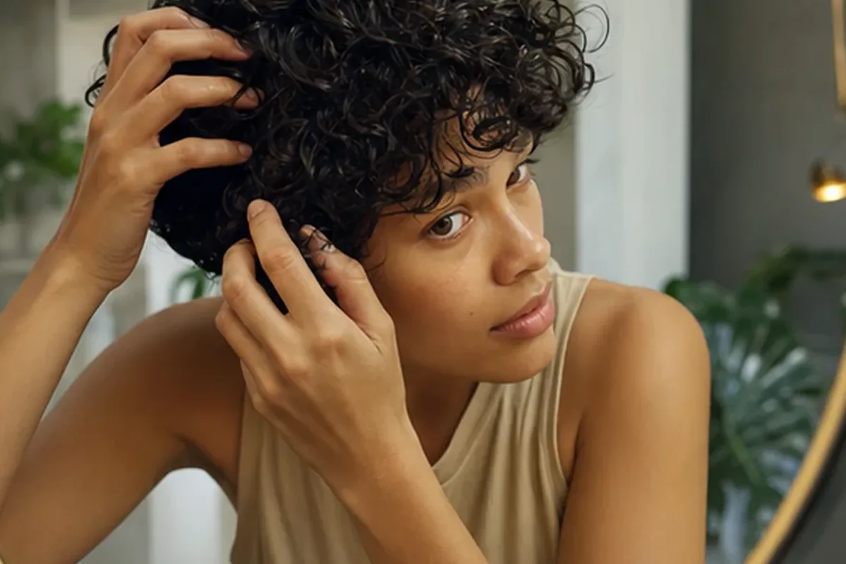 Hochwertige Beauty-Inszenierung zu Auswahlkriterien für Haarmaske für feines Haar