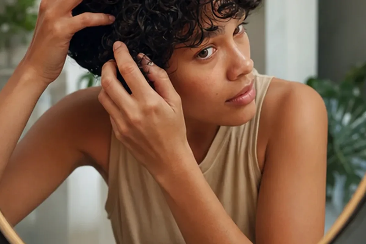 Hochwertige Beauty-Inszenierung zu Auswahlkriterien für Mildes Shampoo für lockiges Haar