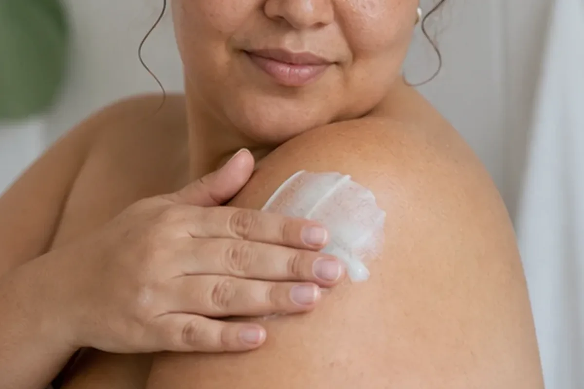 Redaktioneller Beauty-Moment zur Ausgangslage bei Duschgel bei Keratosis pilaris