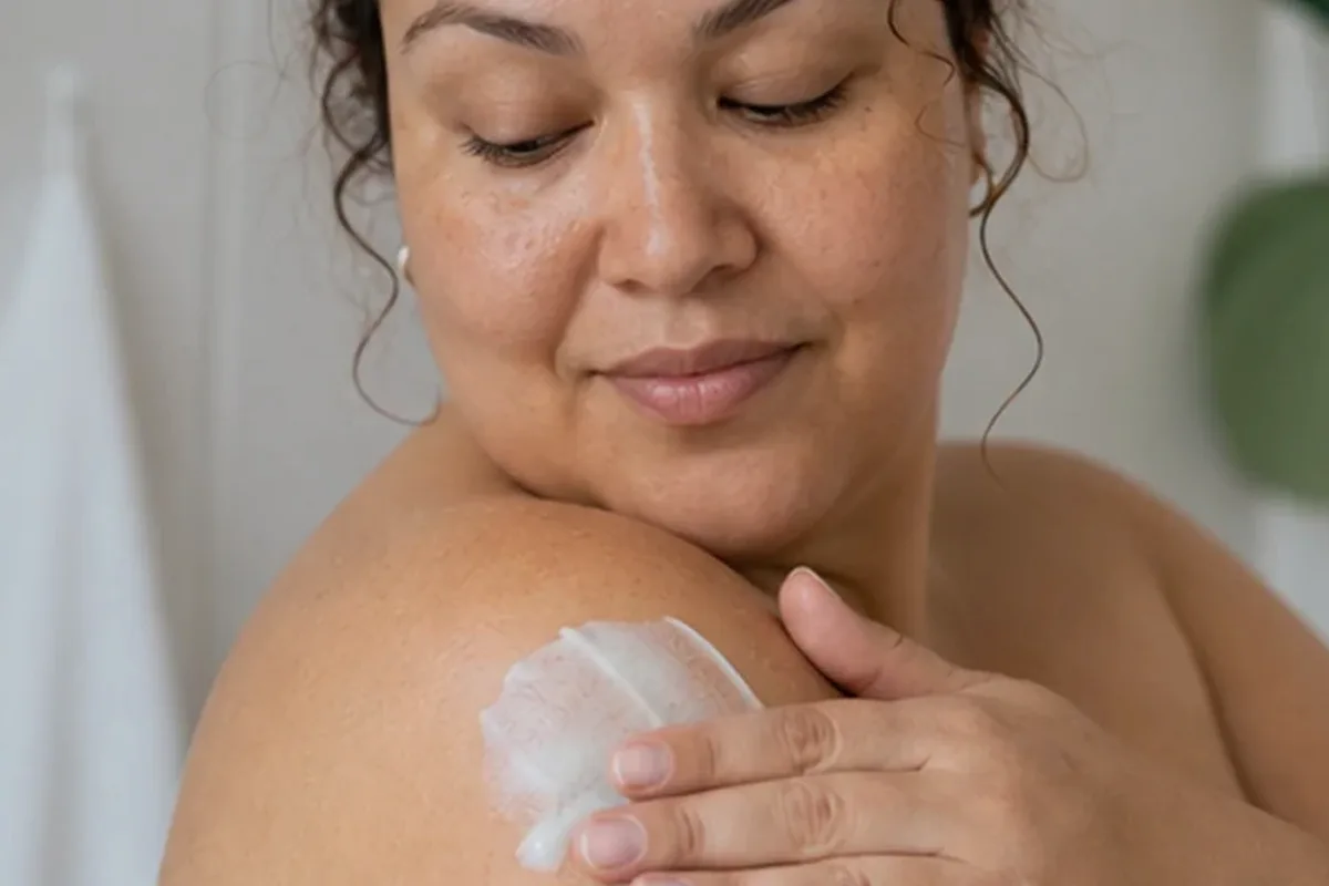Authentische Beauty-Routine passend zum Thema Body-Trimmer für dunkle Haare