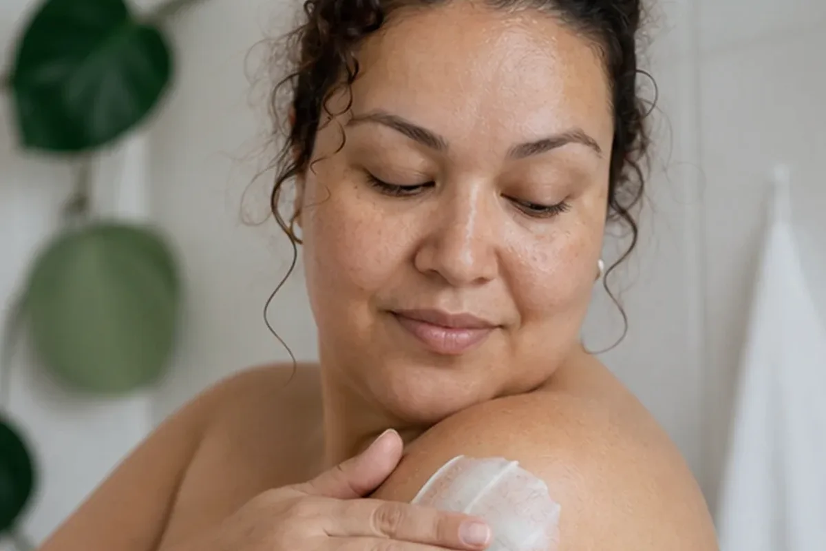 Redaktioneller Beauty-Moment zur Ausgangslage bei Sugaring-Paste bei eingewachsenen Haaren