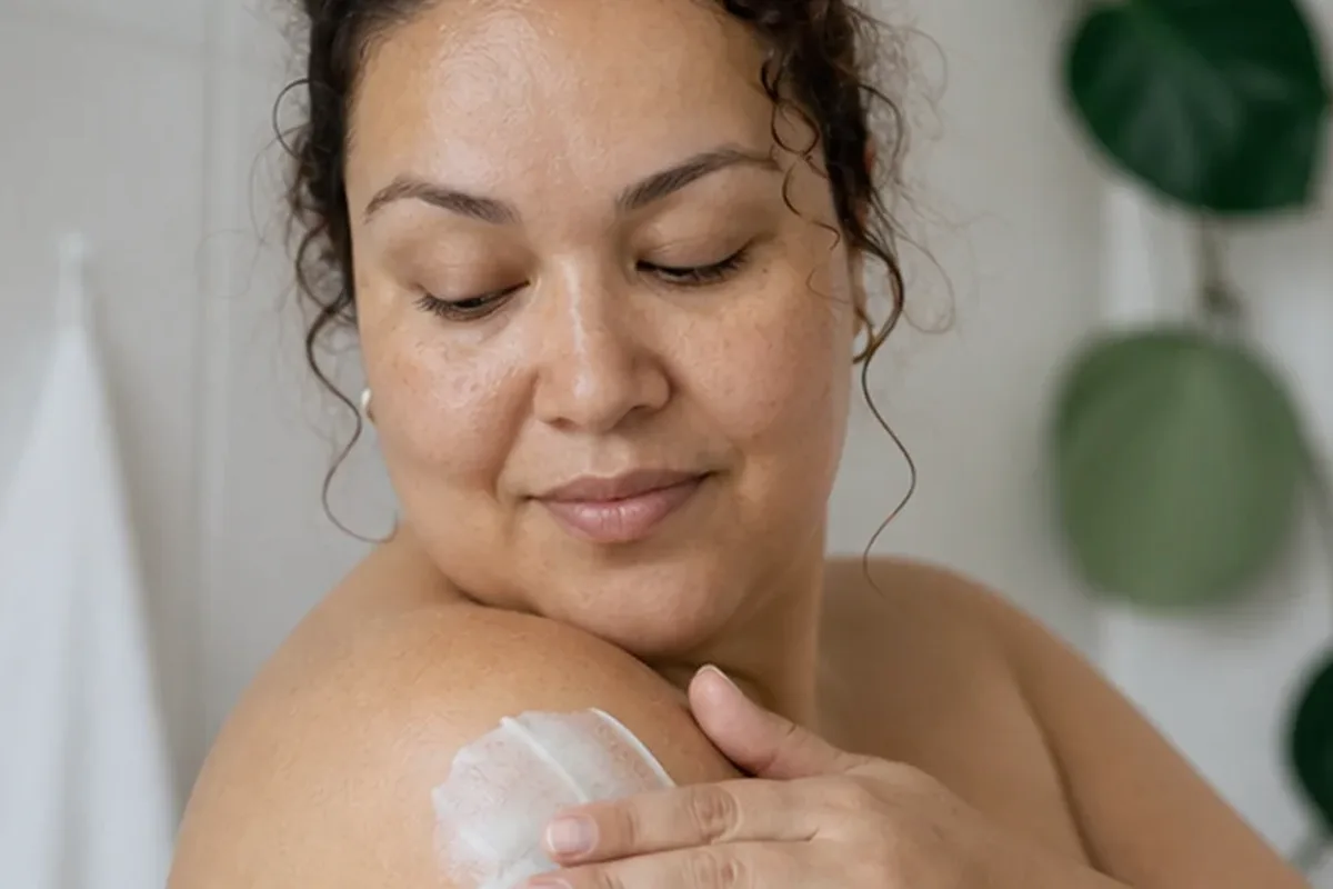 Redaktioneller Beauty-Moment zur Ausgangslage bei Duschgel bei Keratosis pilaris