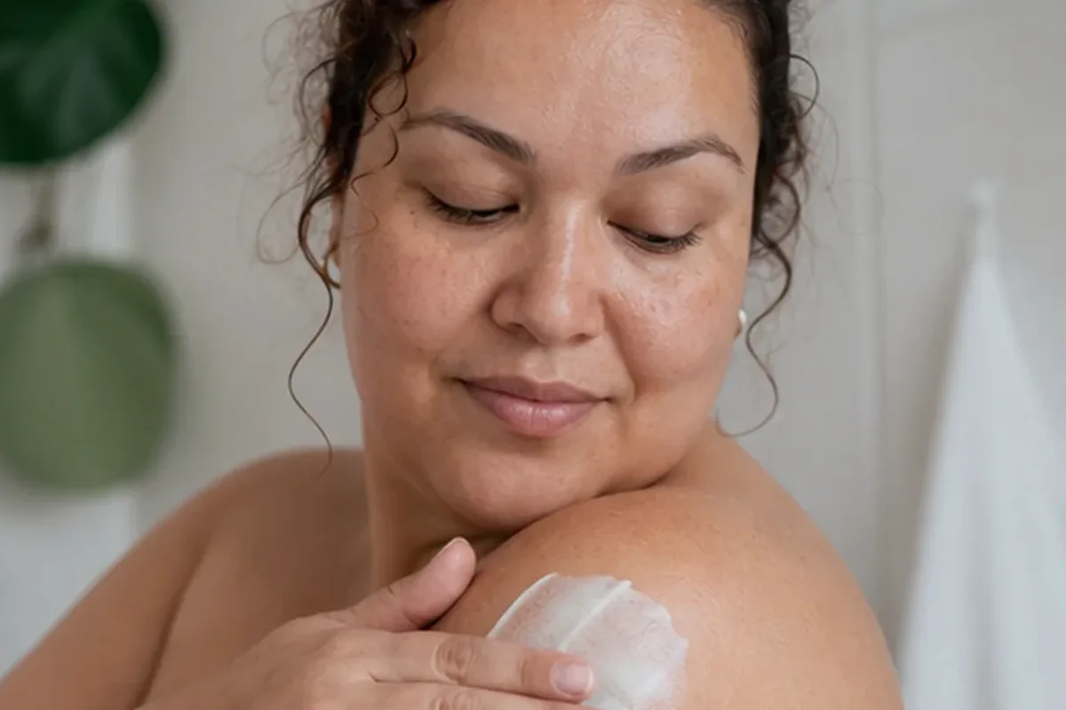Authentische Beauty-Routine passend zum Thema Duschgel für müde Füße