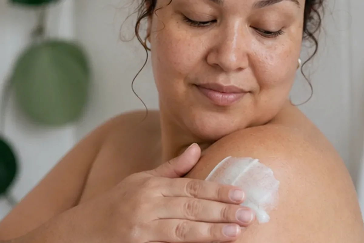 Hochwertige Beauty-Inszenierung zu Auswahlkriterien für Enthaarungscreme bei eingewachsenen Haaren