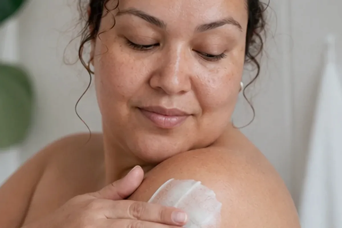 Redaktioneller Beauty-Moment zur Ausgangslage bei Enthaarungscreme bei Rasurbrand