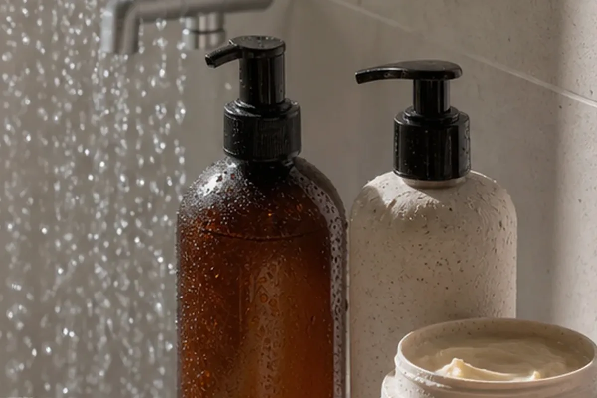 Hochwertige Beauty-Inszenierung zu Auswahlkriterien für Bartbalsam für fettige Haut