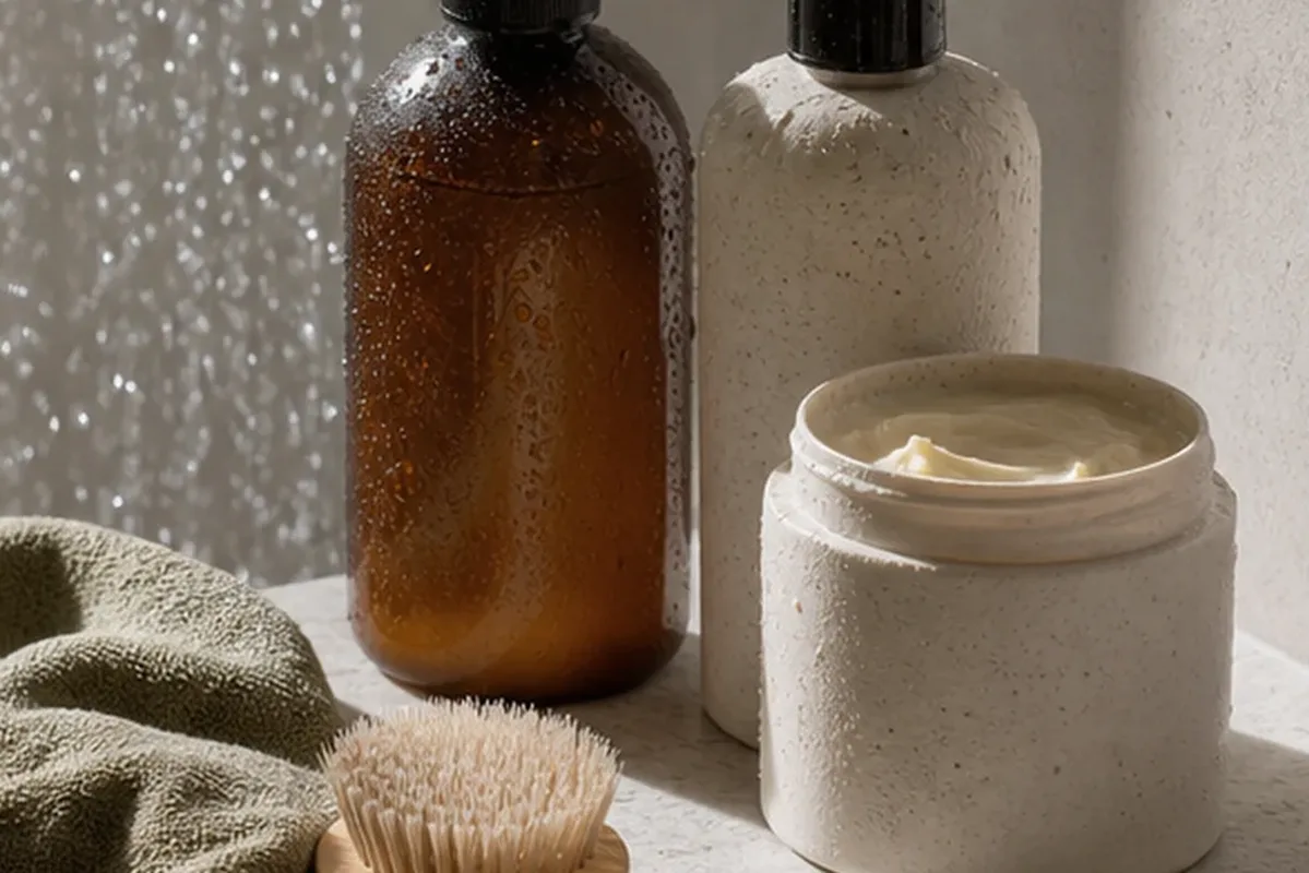 Hochwertige Beauty-Inszenierung zu Auswahlkriterien für Haarbürste für trockenes Haar