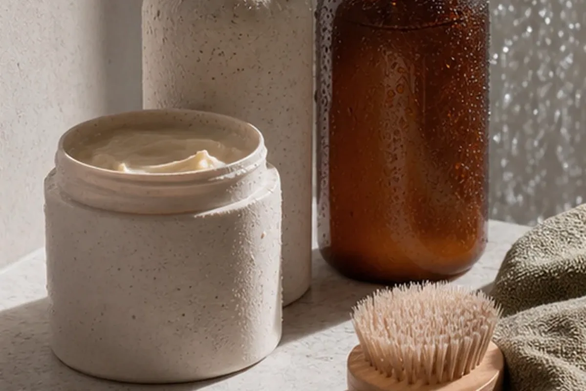 Hochwertige Beauty-Inszenierung zu Auswahlkriterien für Mildes Shampoo bei fettigem Ansatz
