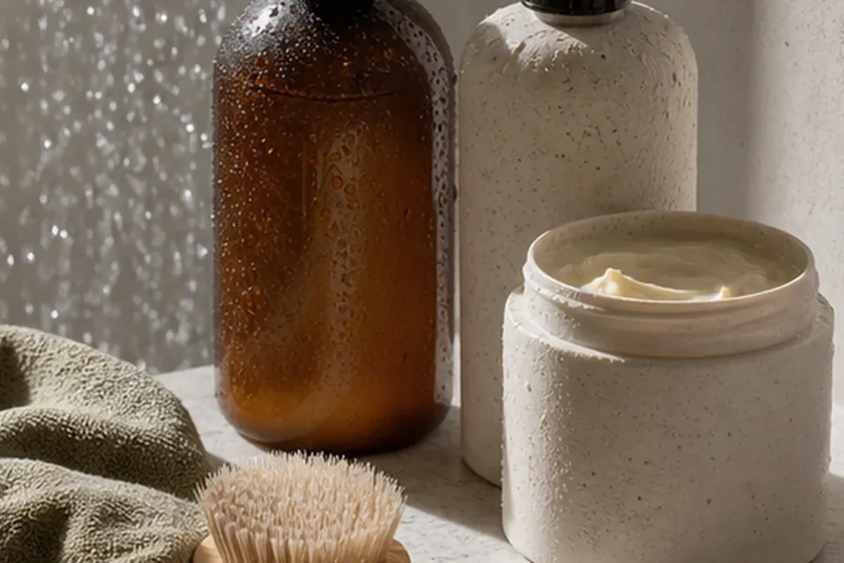 Redaktionelle Detailaufnahme zur Orientierung bei Lockencreme für trockenes Haar