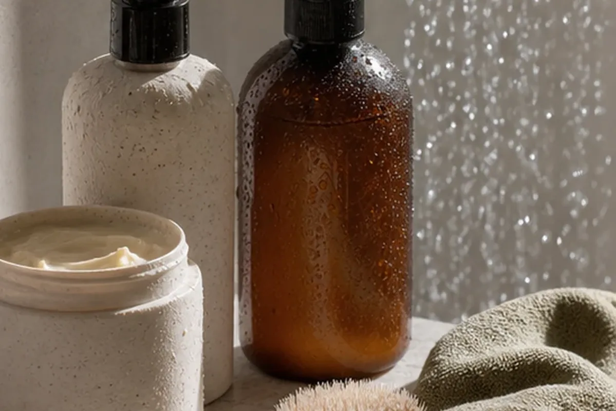 Hochwertige Beauty-Inszenierung zu Auswahlkriterien für Haarpflege: Routinen für morgens und abends