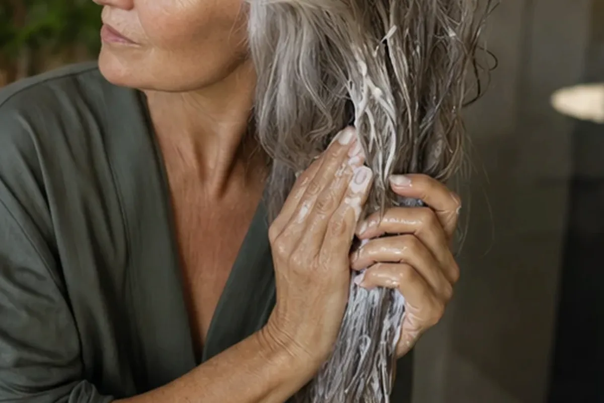 Redaktioneller Beauty-Moment zur Ausgangslage bei Hitzeschutz für trockenes Haar