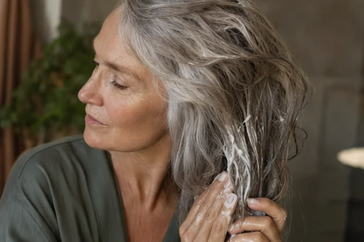 Emotionaler und authentischer Anwendungsmoment rund um Haaröl für feines Haar