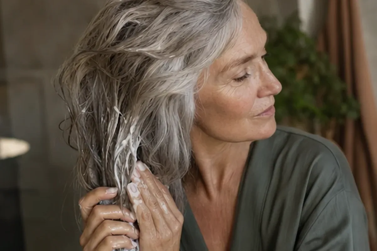Redaktioneller Beauty-Moment zur Ausgangslage bei Anti-Frizz-Pflege für trockenes Haar