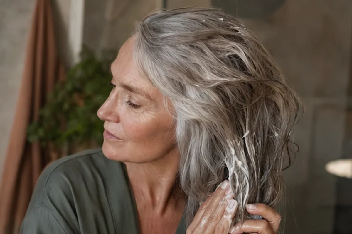 Authentische Beauty-Routine passend zum Thema Leave-in-Pflege für lockiges Haar