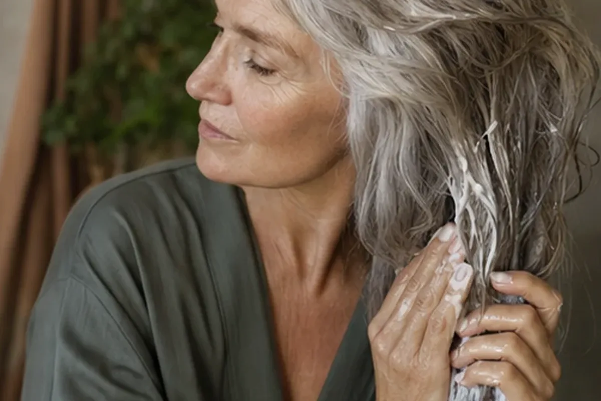 Redaktioneller Beauty-Moment zur Ausgangslage bei Haartrockner für strapaziertes Haar