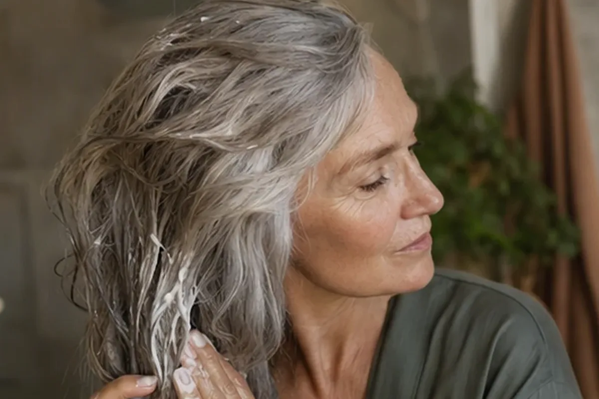 Authentische Beauty-Routine passend zum Thema Haarmaske bei fettigem Ansatz