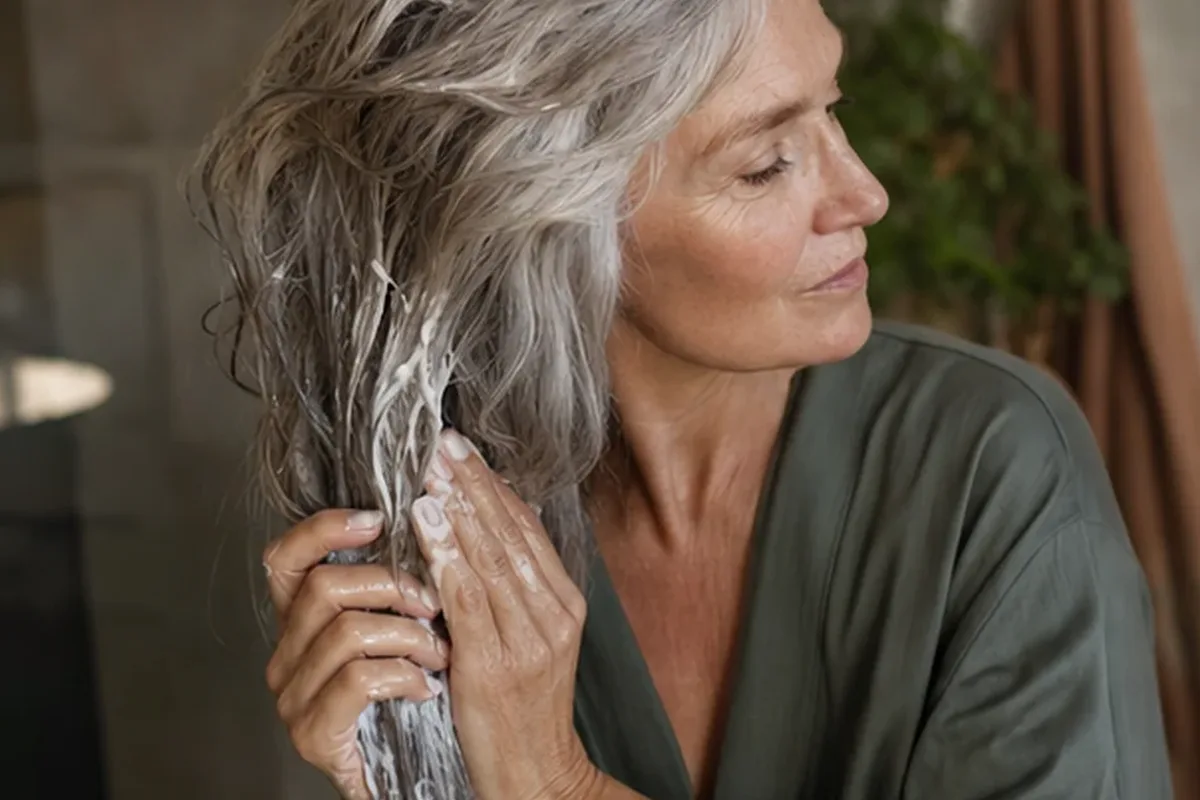 Redaktioneller Beauty-Moment zur Ausgangslage bei Anti-Frizz-Pflege für feines Haar
