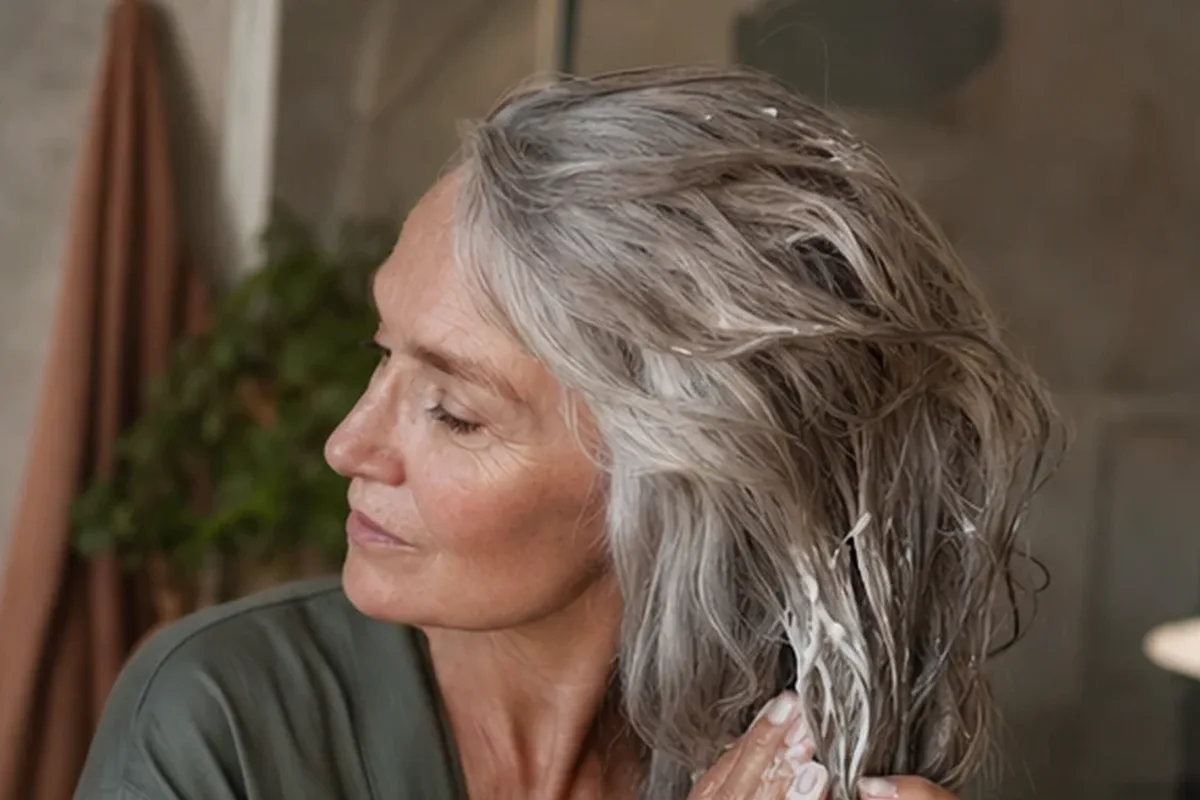 Authentische Beauty-Routine passend zum Thema Trockenshampoo für empfindliche Kopfhaut